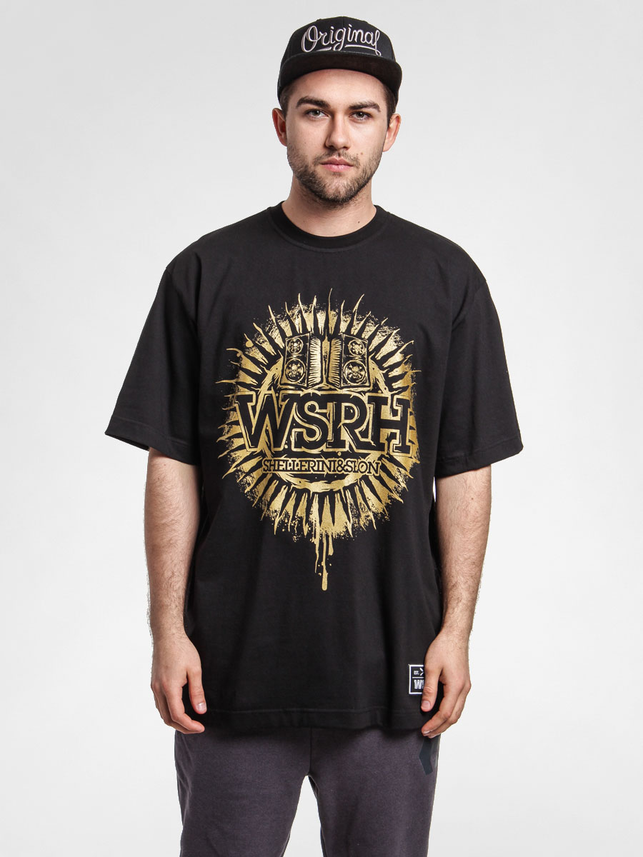 T-shirt WSRH Slonce (black/gold)