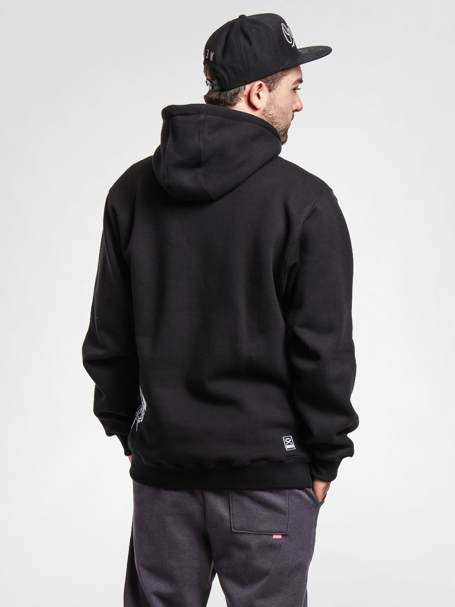 Bluza z kapturem WSRH Slonce HD (black/white)