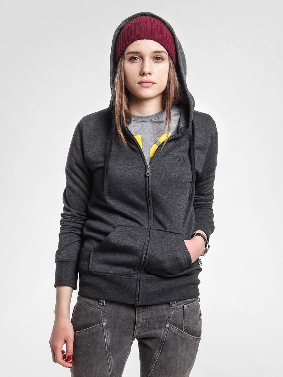 Bluza z kapturem Vans Link ZHD Wmn (black heather)