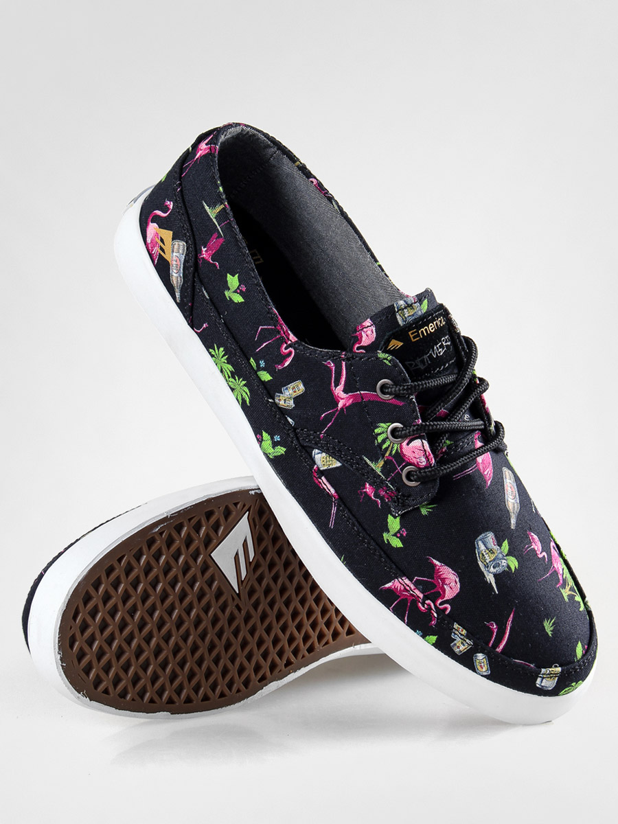 Buty Emerica Troubadour Low (blk/wht/print)