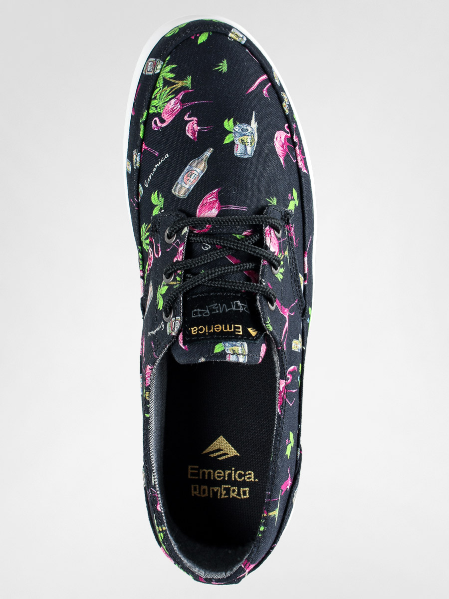Buty Emerica Troubadour Low (blk/wht/print)