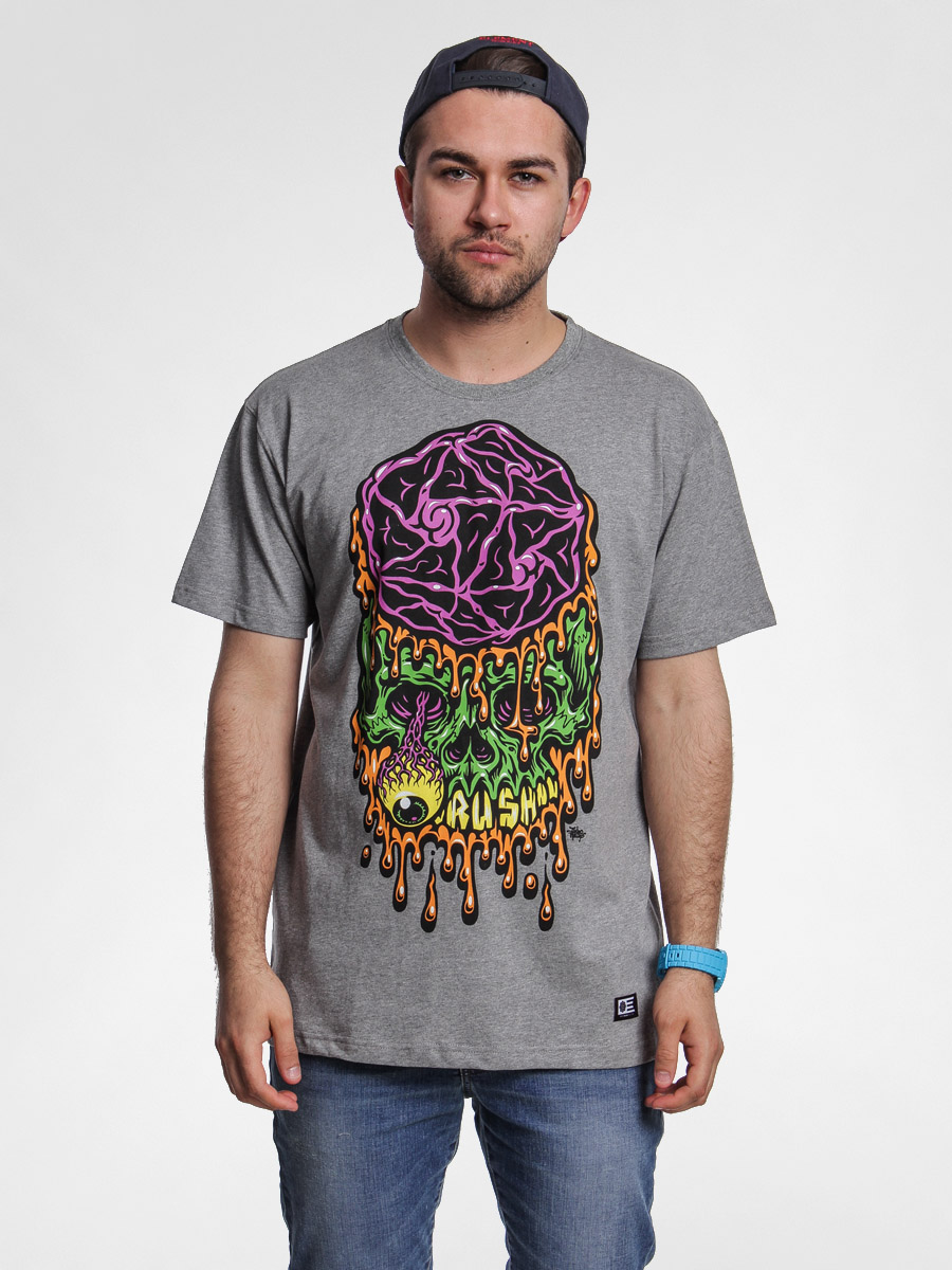 T-shirt Rush Skull By Jimbo Phillips (gry)
