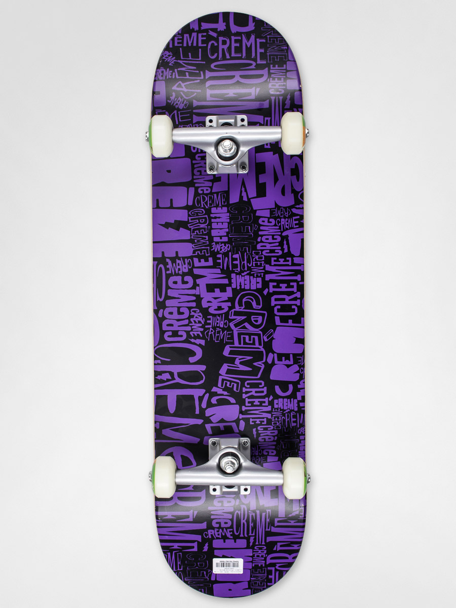 Deskorolka Creme New Wall (purple/white)