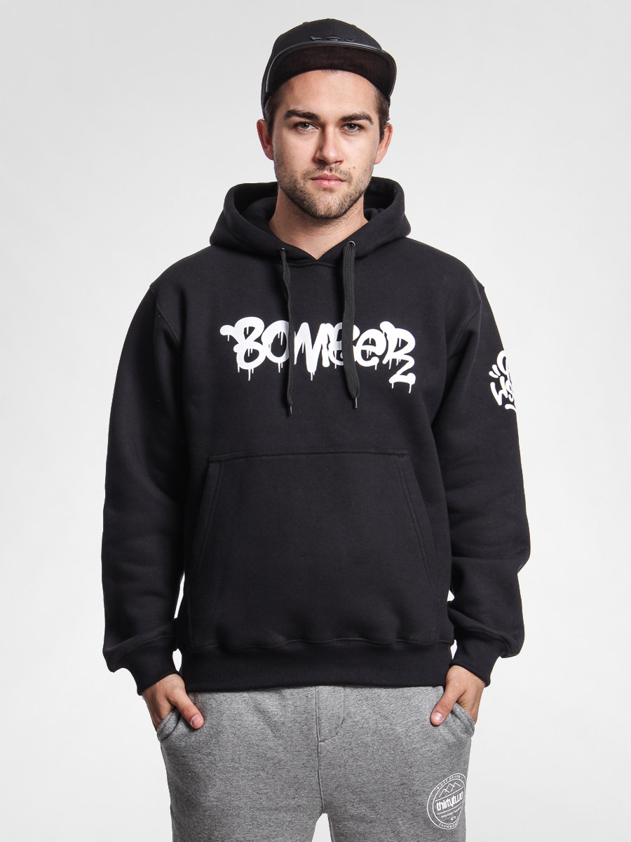 Bluza z kapturem JWP Bomber HD (black)