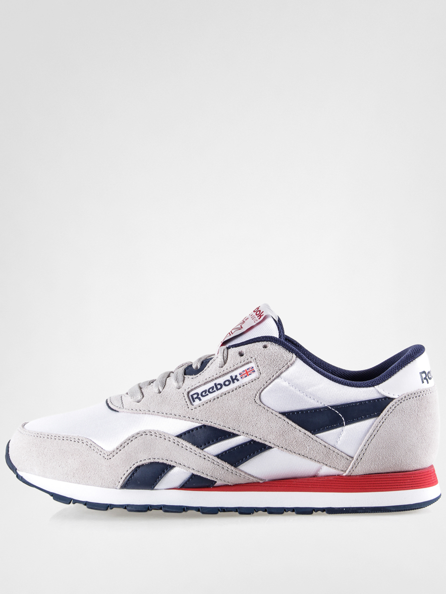 reebok classic nylon sp white steel navy red