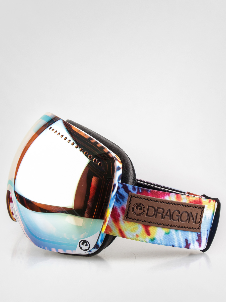Gogle Dragon APX (tie dye/gold ion+yellow blue ion)