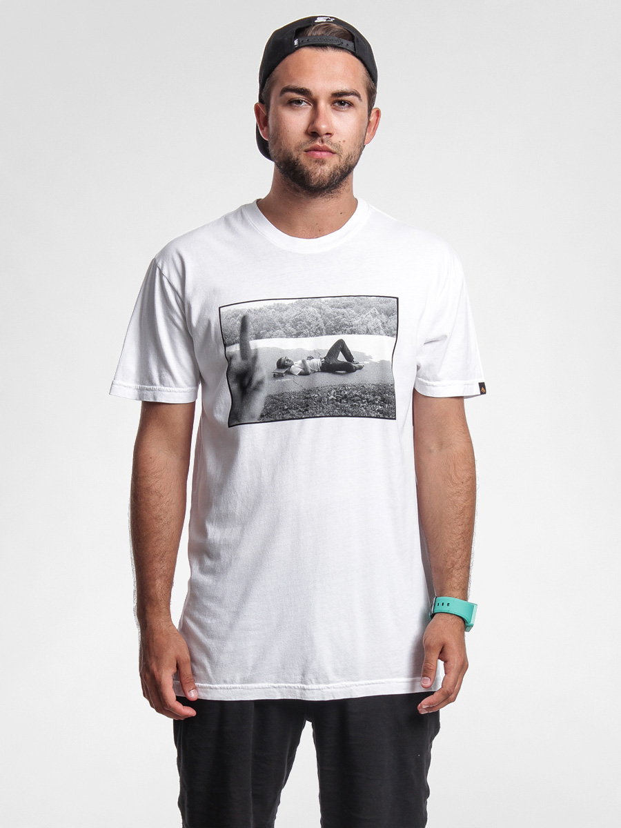 T-shirt Emerica Leo Middle Finger (white)