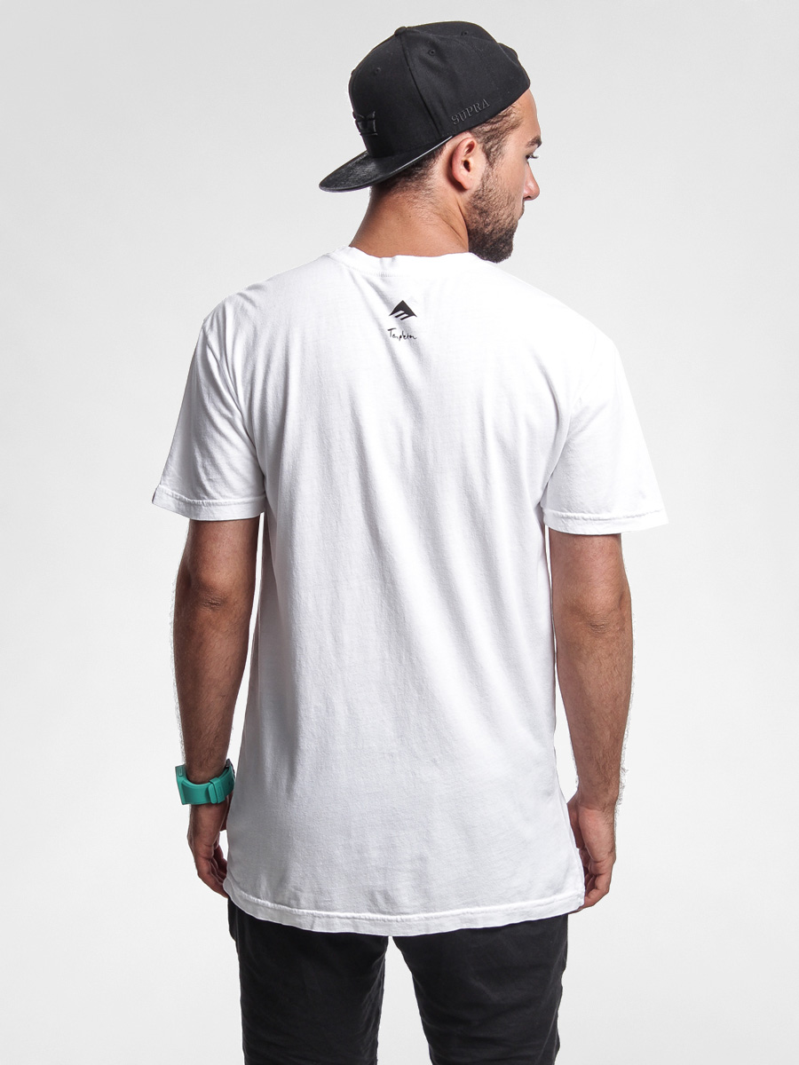 T-shirt Emerica Leo Middle Finger (white)