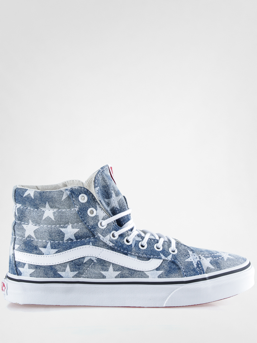 Buty Vans Sk8 Hi Slim (washed/stars/blue)