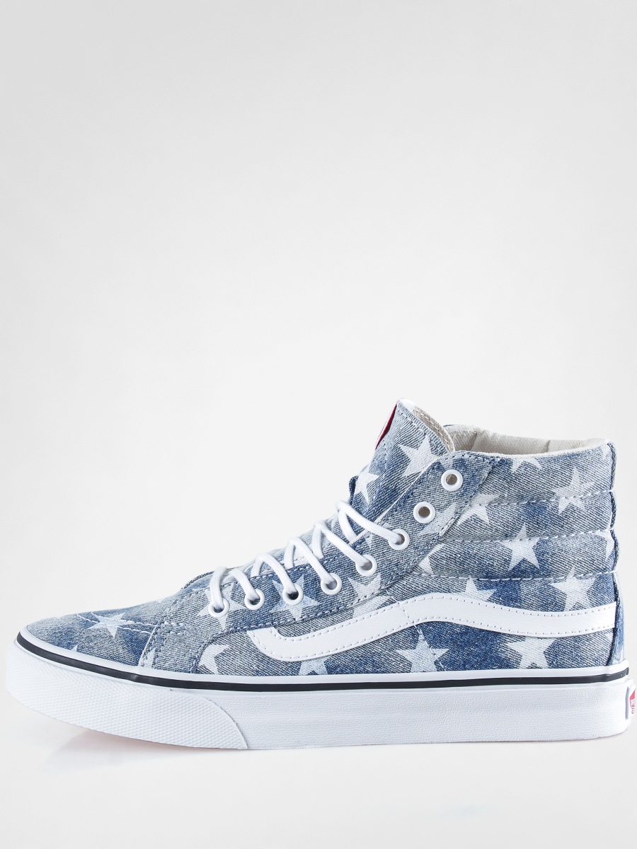 Buty Vans Sk8 Hi Slim (washed/stars/blue)