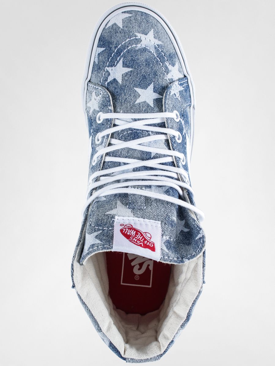 Buty Vans Sk8 Hi Slim (washed/stars/blue)