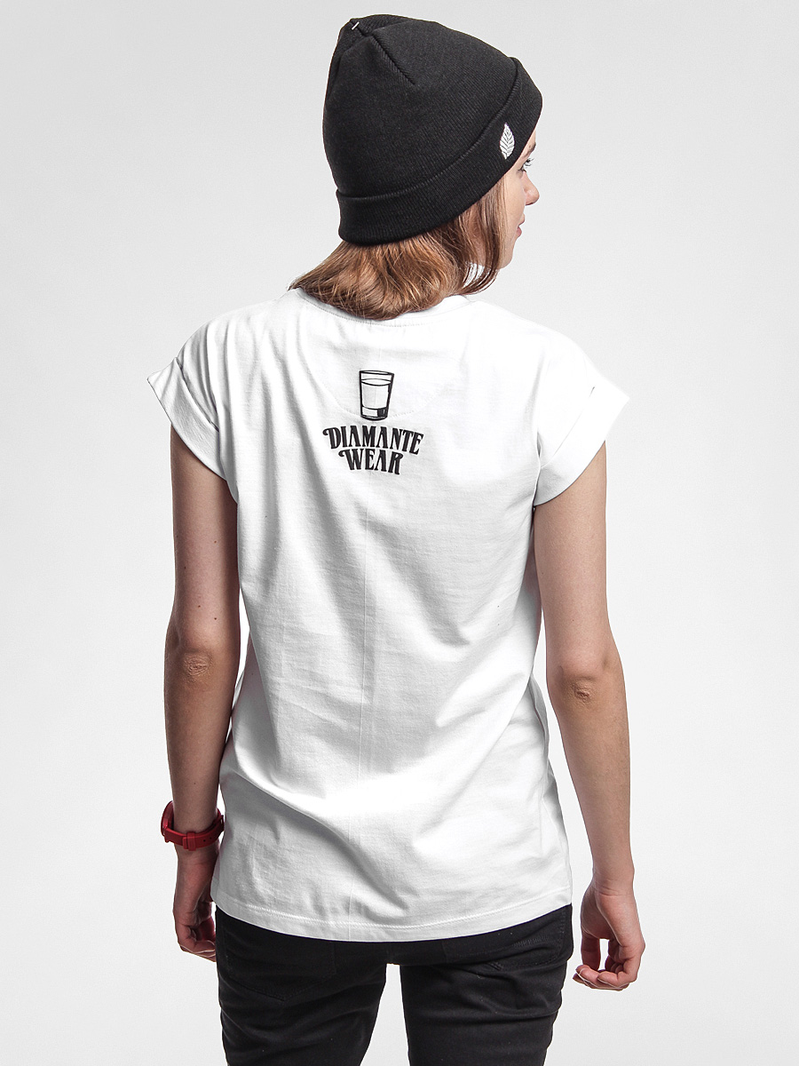 T-shirt Diamante Wear Chluśniem Bo Uśniem Wmn (white)