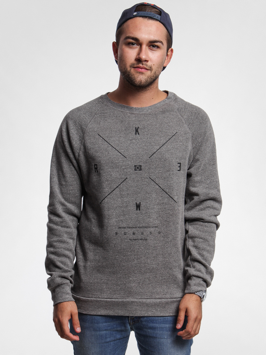 Bluza Kr3w Quattro (gry/heather)