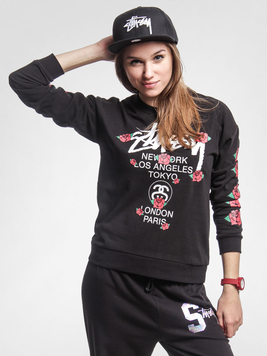 Bluza Stussy Rose Tomboy Wmn (black)