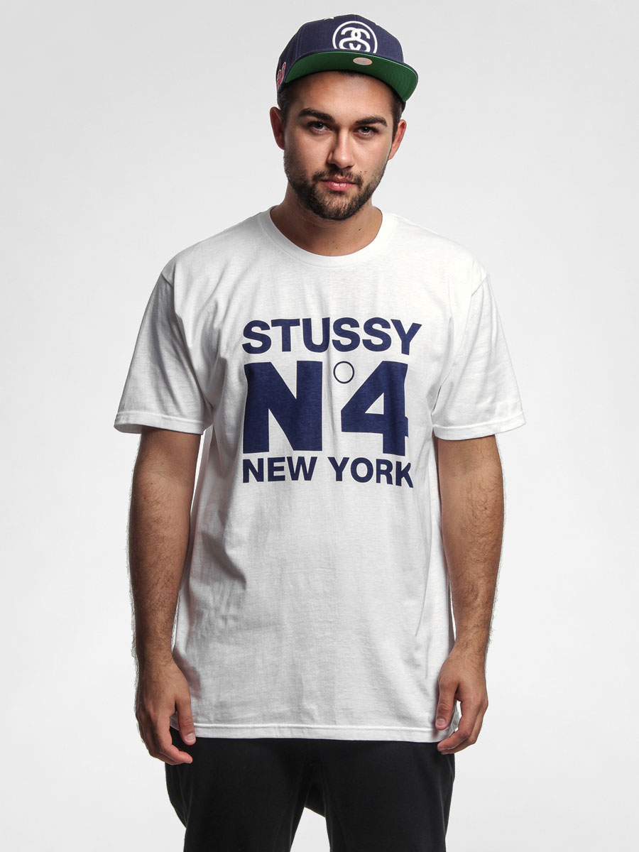 T-shirt Stussy No 4 Ny (white)