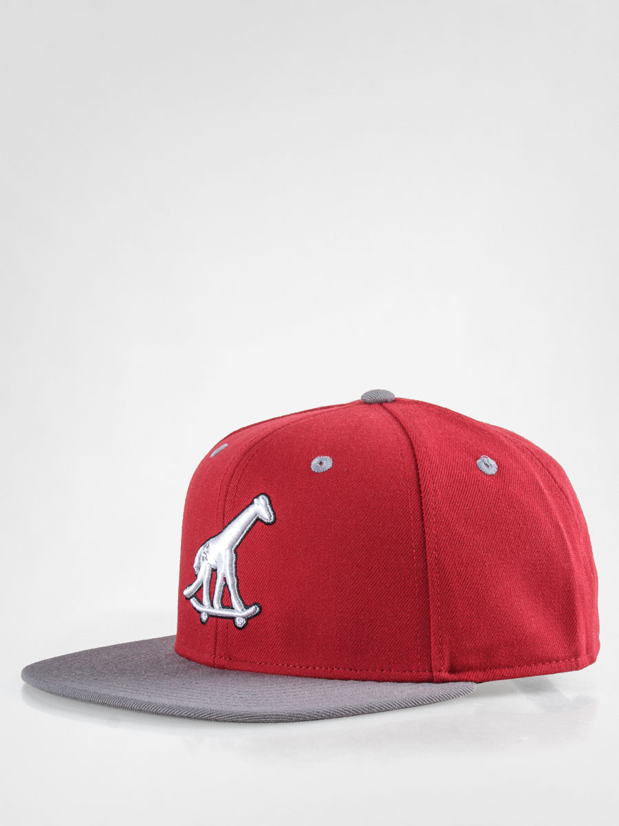 Czapka z daszkiem LRG Skate Giraffe ZD (red/grey)
