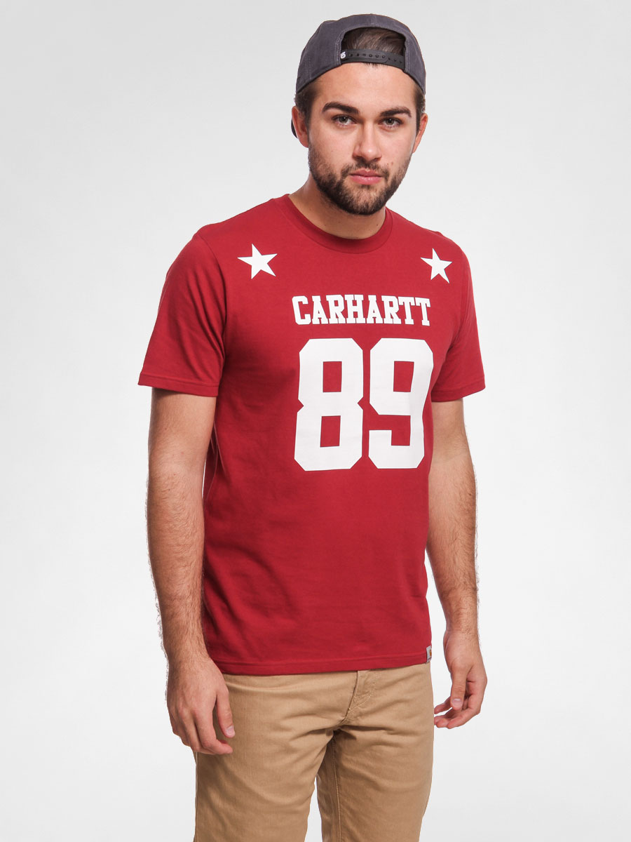 T-shirt Carhartt Fan (tuscany/white)