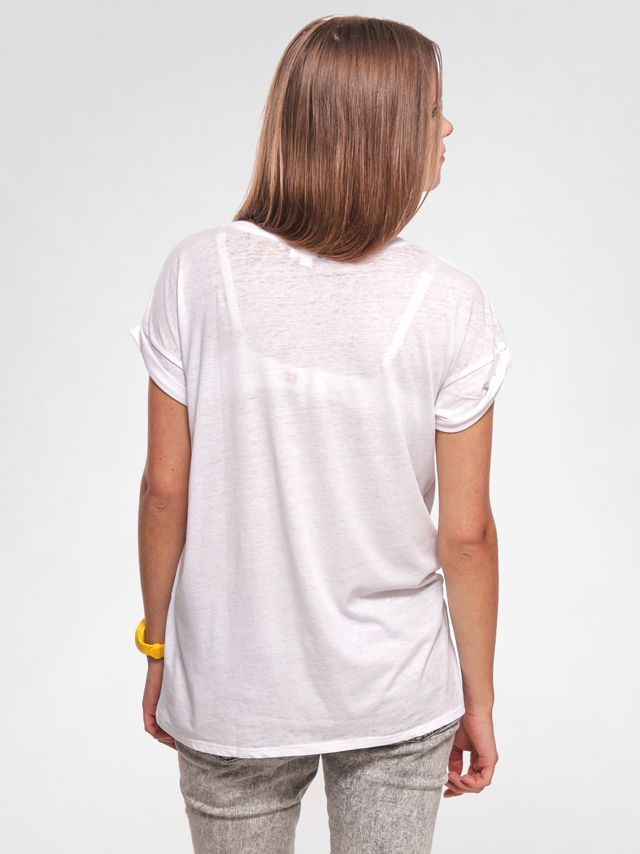 T-shirt Volcom Turn N Burn Wmn (wht)