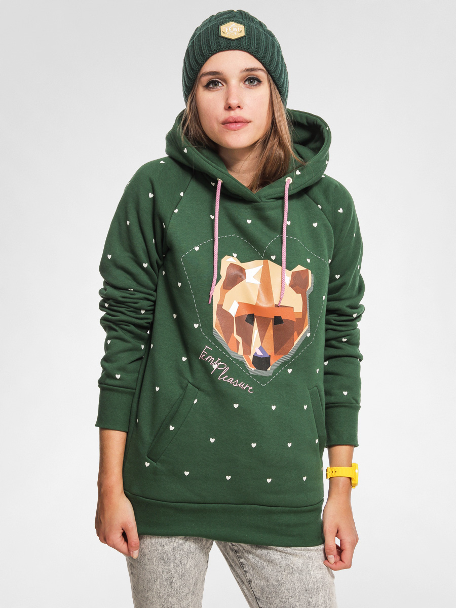 Bluza z kapturem Femi Pleasure Yogi HD Wmn (hgr)