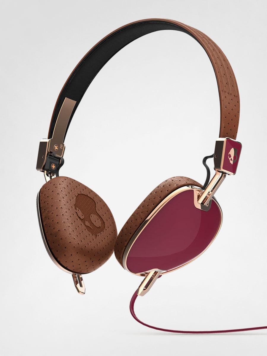 Słuchawki Skullcandy Navigator W Mic (maroon/brown/copper)