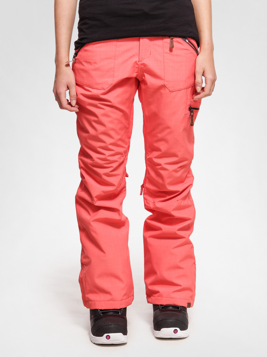 Damskie Spodnie snowboardowe Roxy Nadia (neon orange)