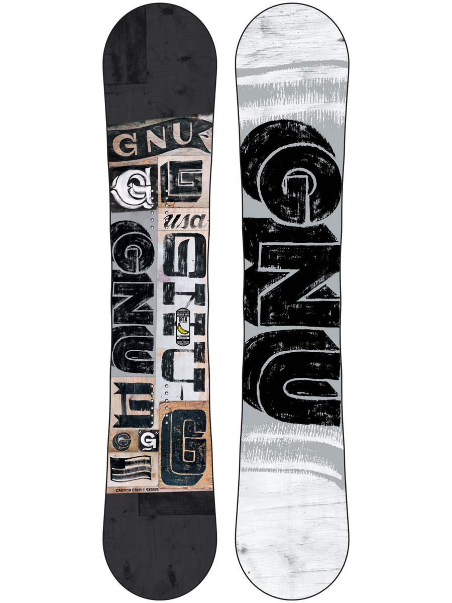 Męska Deska snowboardowa Gnu CRBN CRDT 02 (stiff flex)