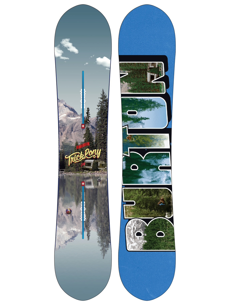 Męska Deska snowboardowa Burton TRICK PONY 154