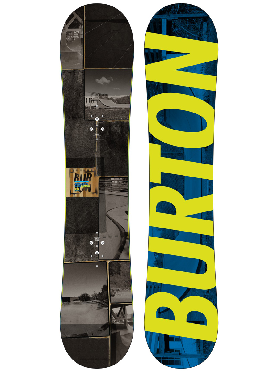 Dziecięca deska snowboardowa Burton PROCESS SMALLS - czarny Dziecięca deska snowboardowa Burton PROCESS SMALLS - czarny