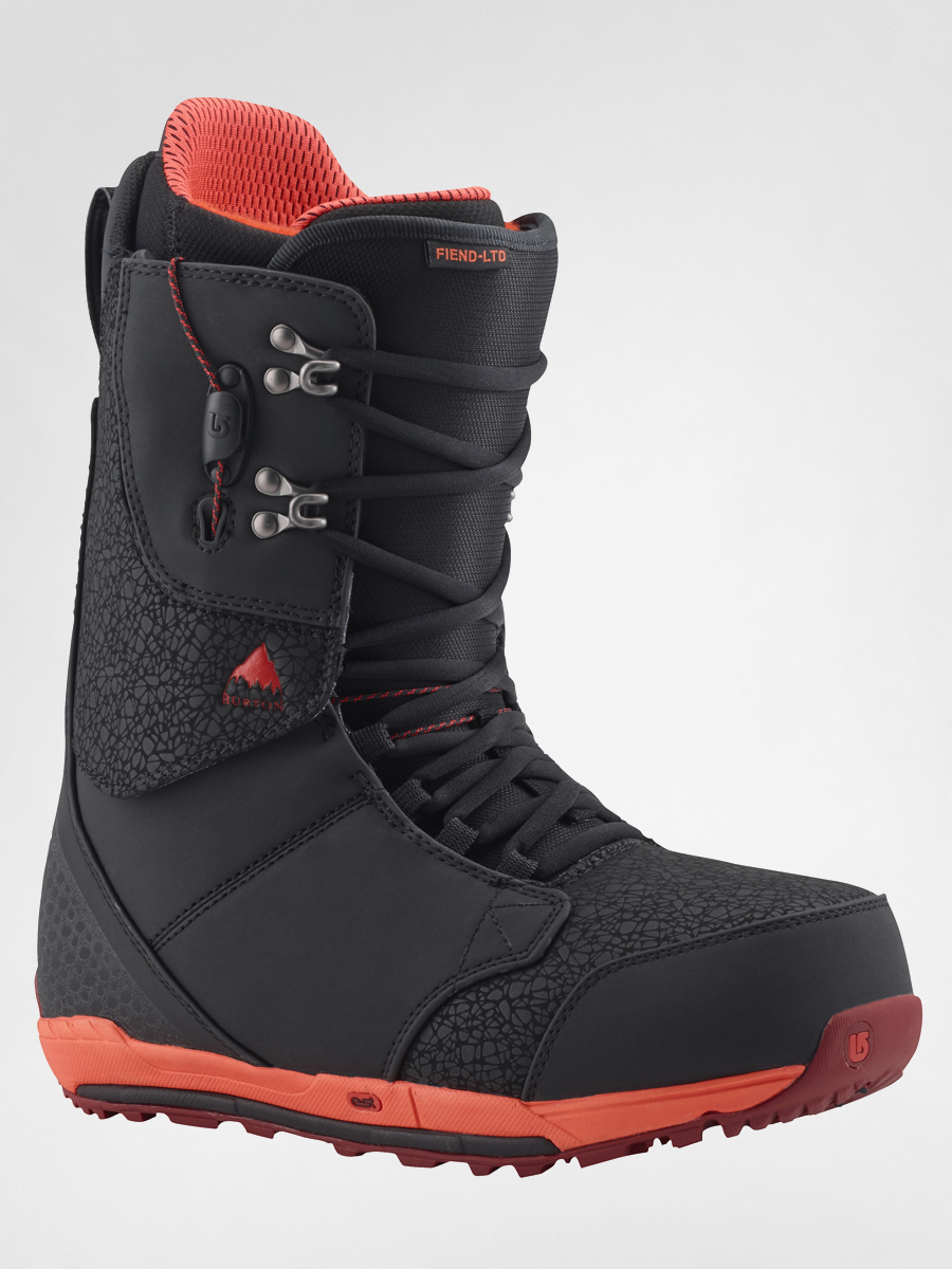Męskie Buty snowboardowe Burton FIEND LTD (black/red)