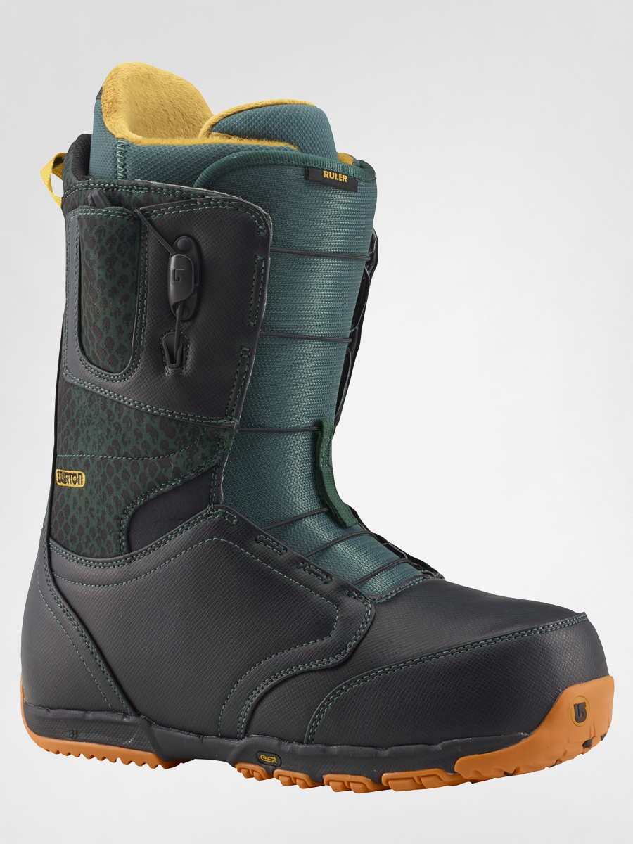 Męskie Buty snowboardowe Burton RULER (black/green)