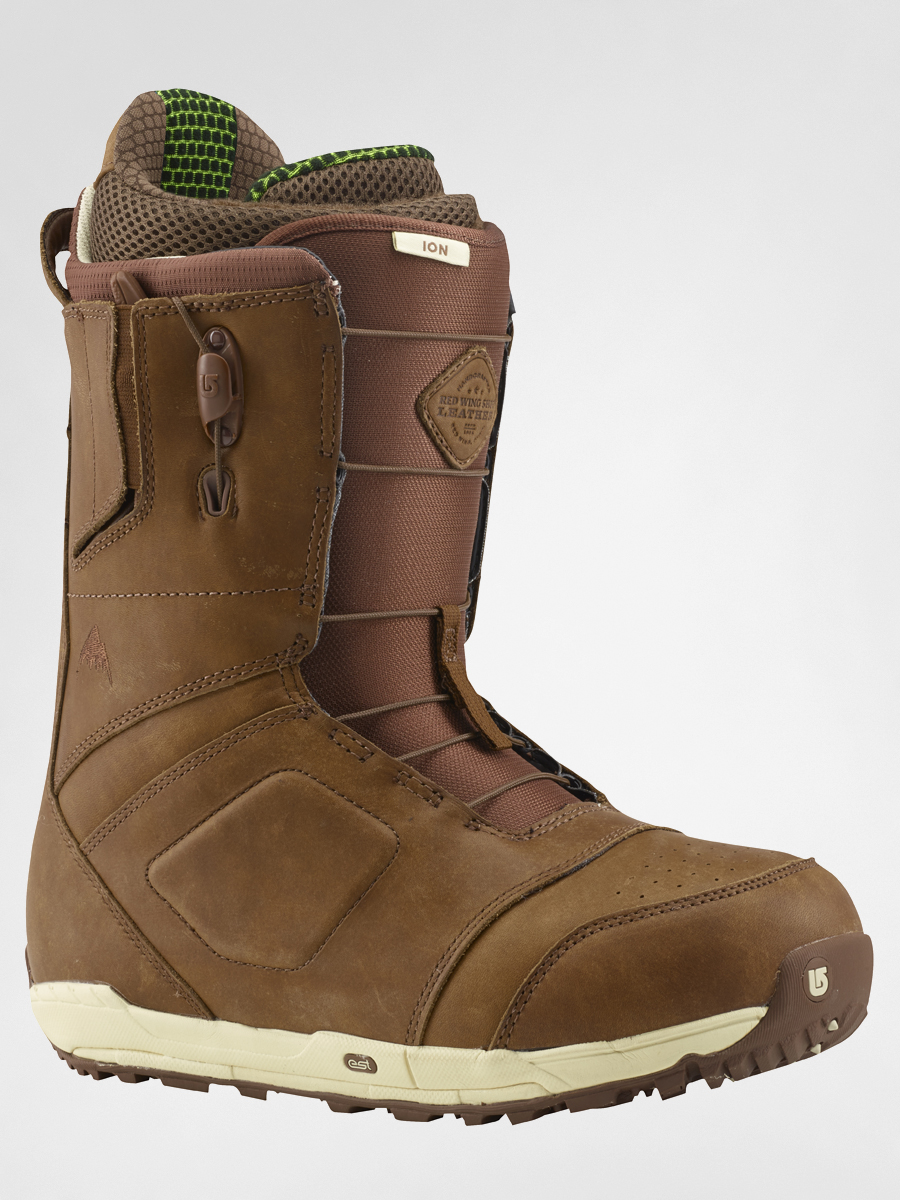 BURTON ION⭐︎25.0⭐︎REDWING Buty snowboardowe Burton ION LEATHER - brązowy (redwing)