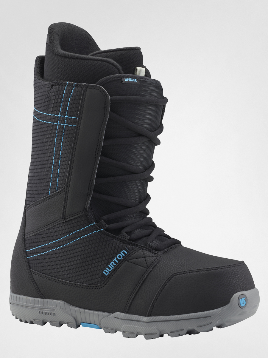 Męskie Buty snowboardowe Burton INVADER (black/cyan)