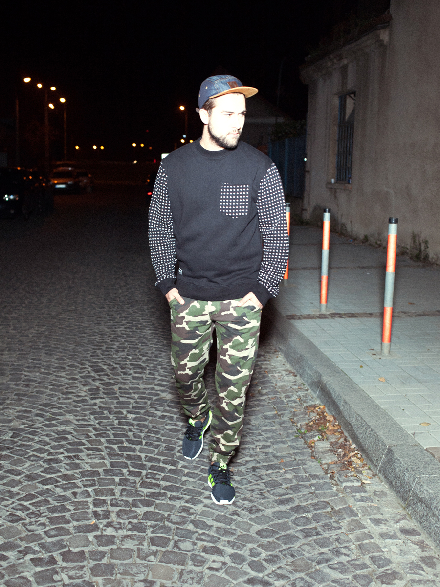 Spodnie Backyard Cartel Jogger Joggerfit (army camo)