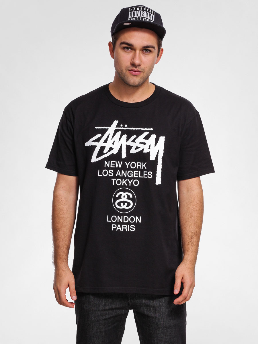 T-shirt Stussy World Tour (black)