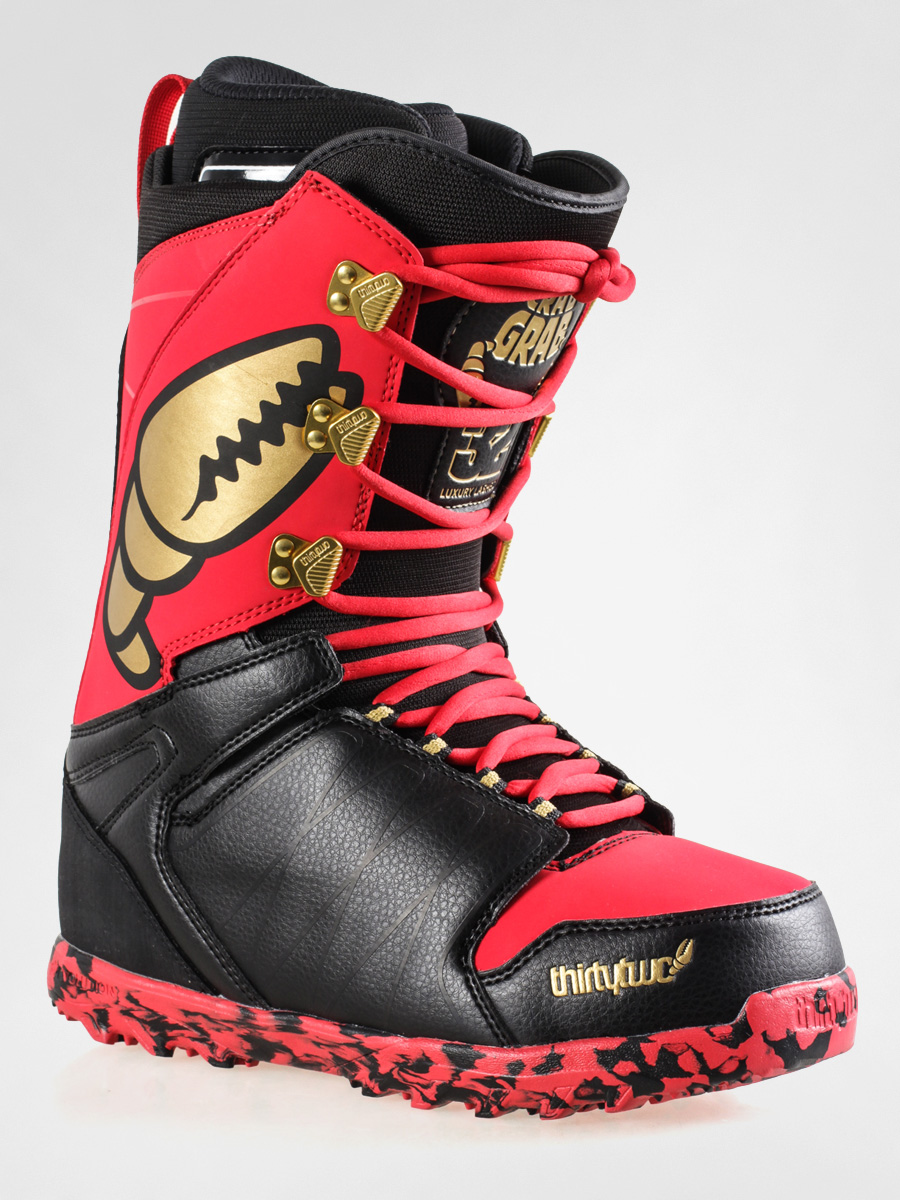 Męskie Buty snowboardowe ThirtyTwo Lashed Crab Grab (black/red)