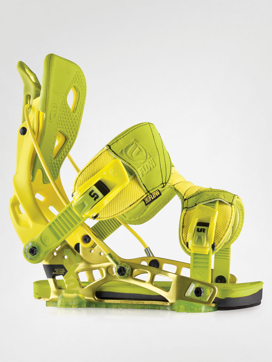 Męskie Wiązania snowboardowe Flow NX2 Fusion (lime)