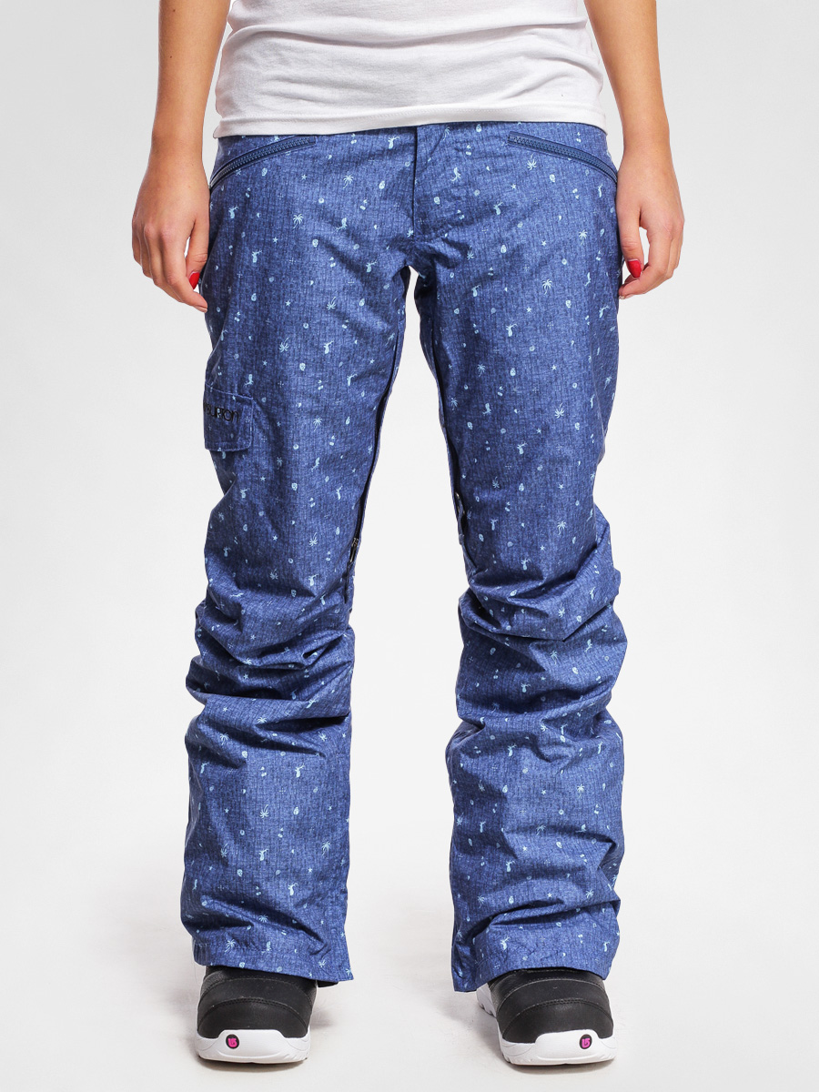 Damskie Spodnie snowboardowe Burton TWC NATIVE (denim flash)