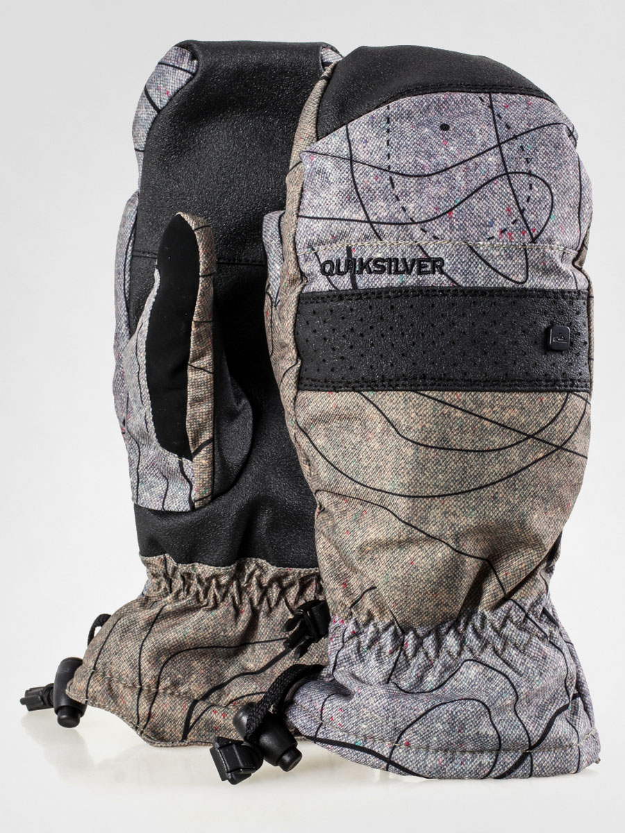 Rękawice Quiksilver Mitteor (grey/khaki)