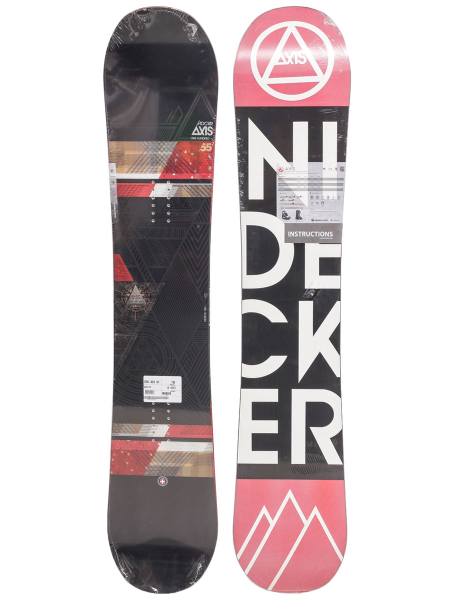 Męska Deska snowboardowa Nidecker Axis (black/red/white)