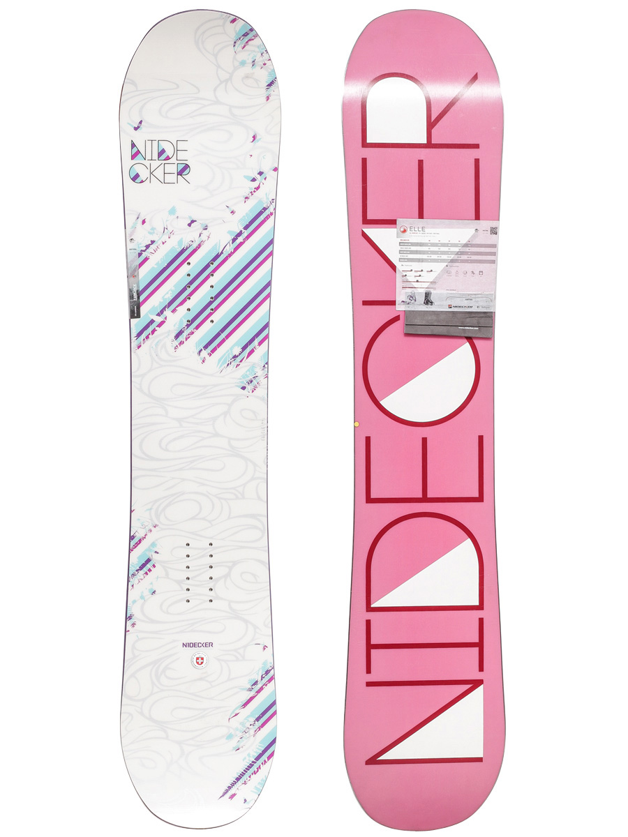 Damska Deska snowboardowa Nidecker Elle (pink/red)