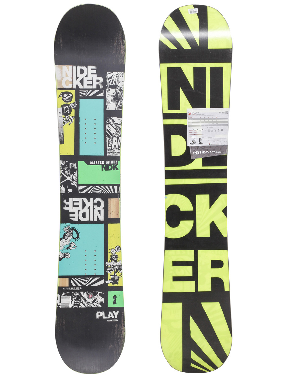 Męska Deska snowboardowa Nidecker Play (yellow/black)