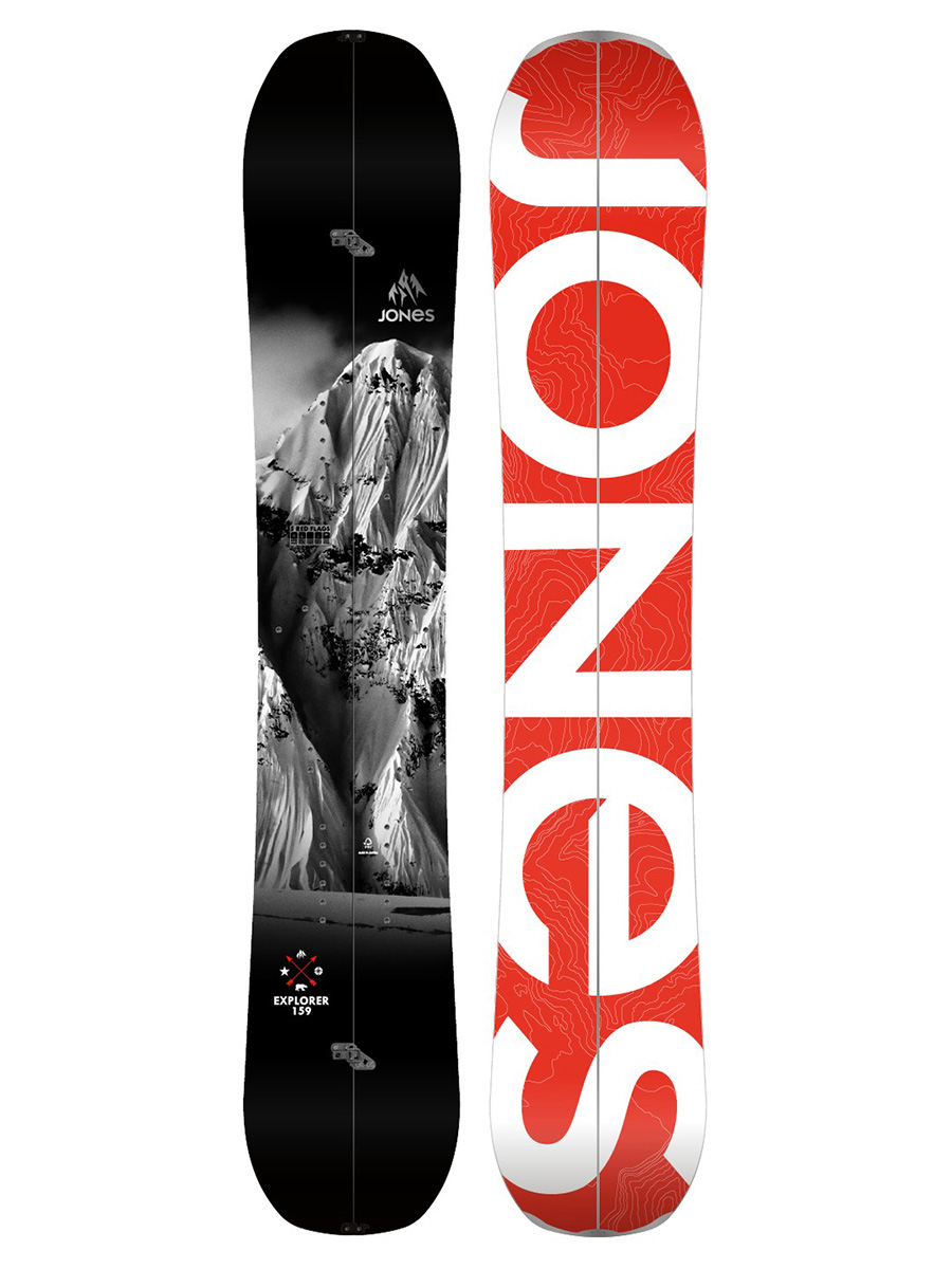 Męska Zestaw Splitboardowy: Jones Explorer + GNU Outdoor Karakoram + foki Jones