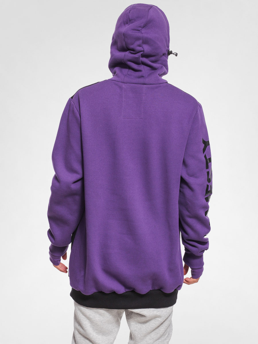 Męska Bluza z kapturem Majesty Rider HD (black/purple)