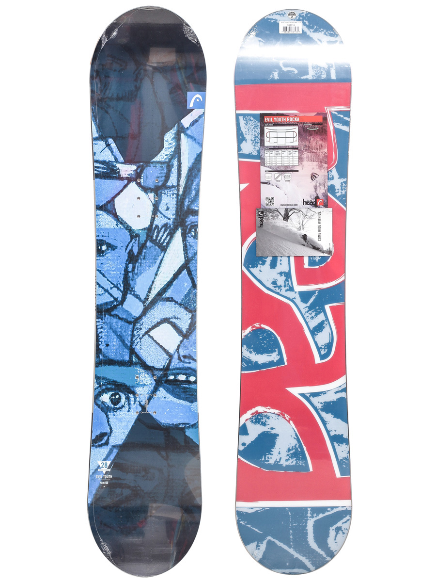 Młodzieżowa deska snowboardowa Head Evil Youth Rocka