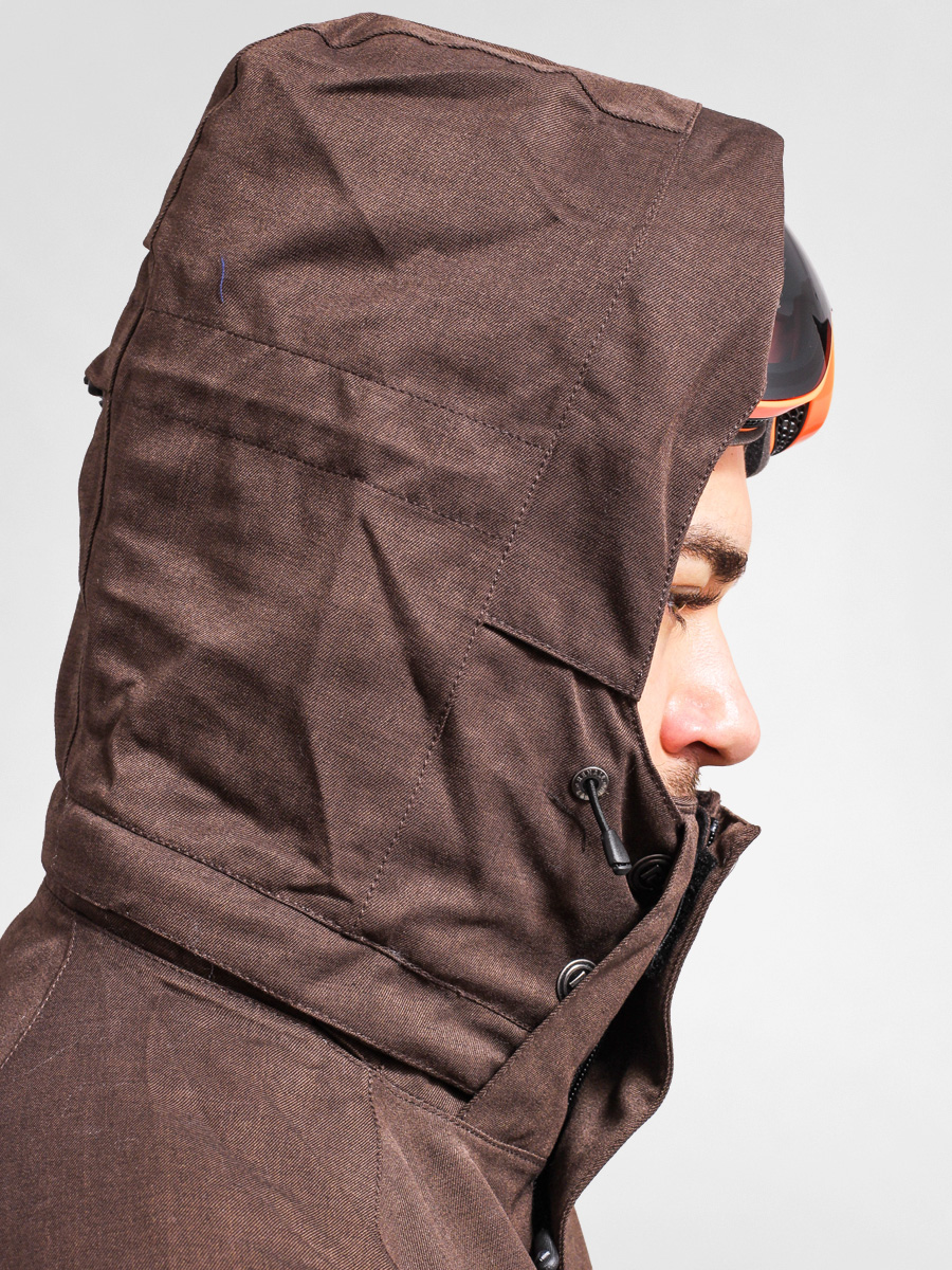 Męska Kurtka snowboardowa Rehall Karlson + Beanie (chocolate brown/melange)