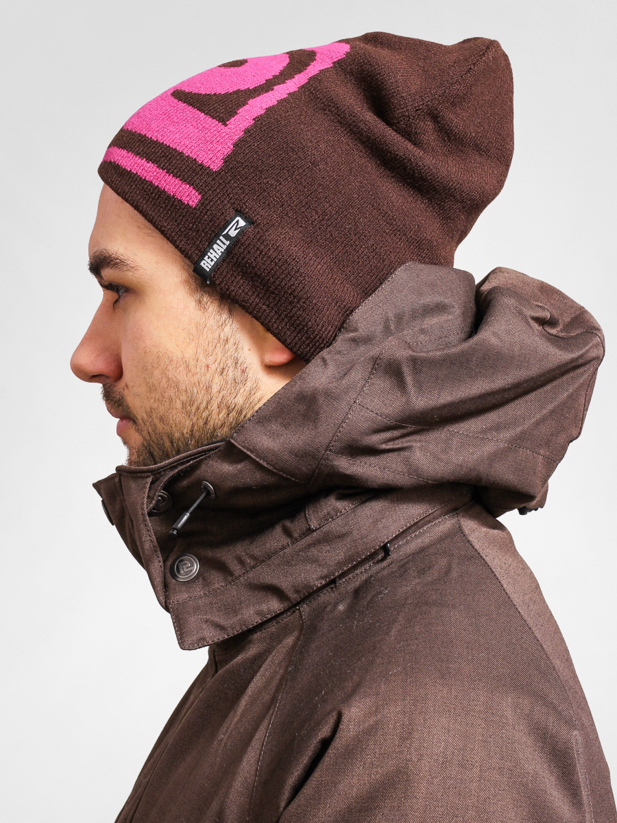 Męska Kurtka snowboardowa Rehall Karlson + Beanie (chocolate brown/melange)