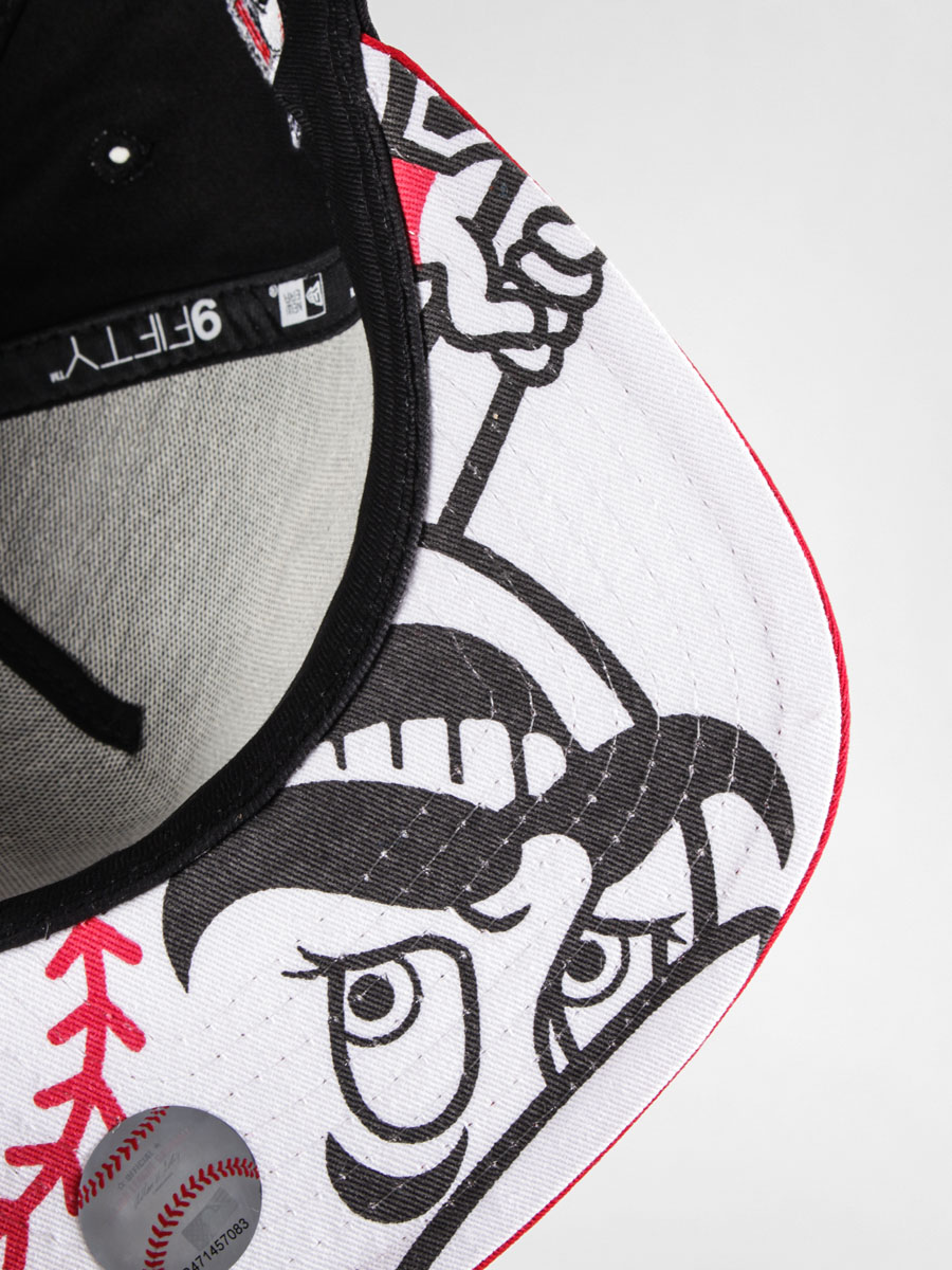 Czapka z daszkiem New Era Flipup Tea ZD (cin reds)