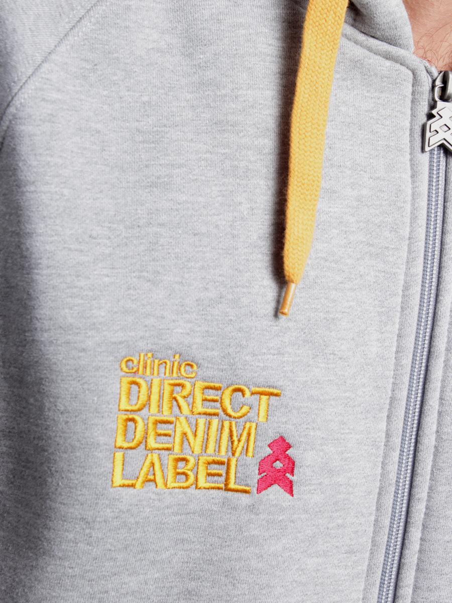 Bluza z kapturem Clinic Big Tree ZipHD (szara)