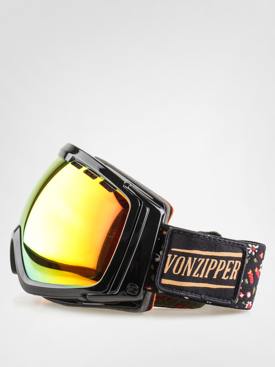 Gogle Von Zipper Feenom NLS (black gloss/lunar chrome)