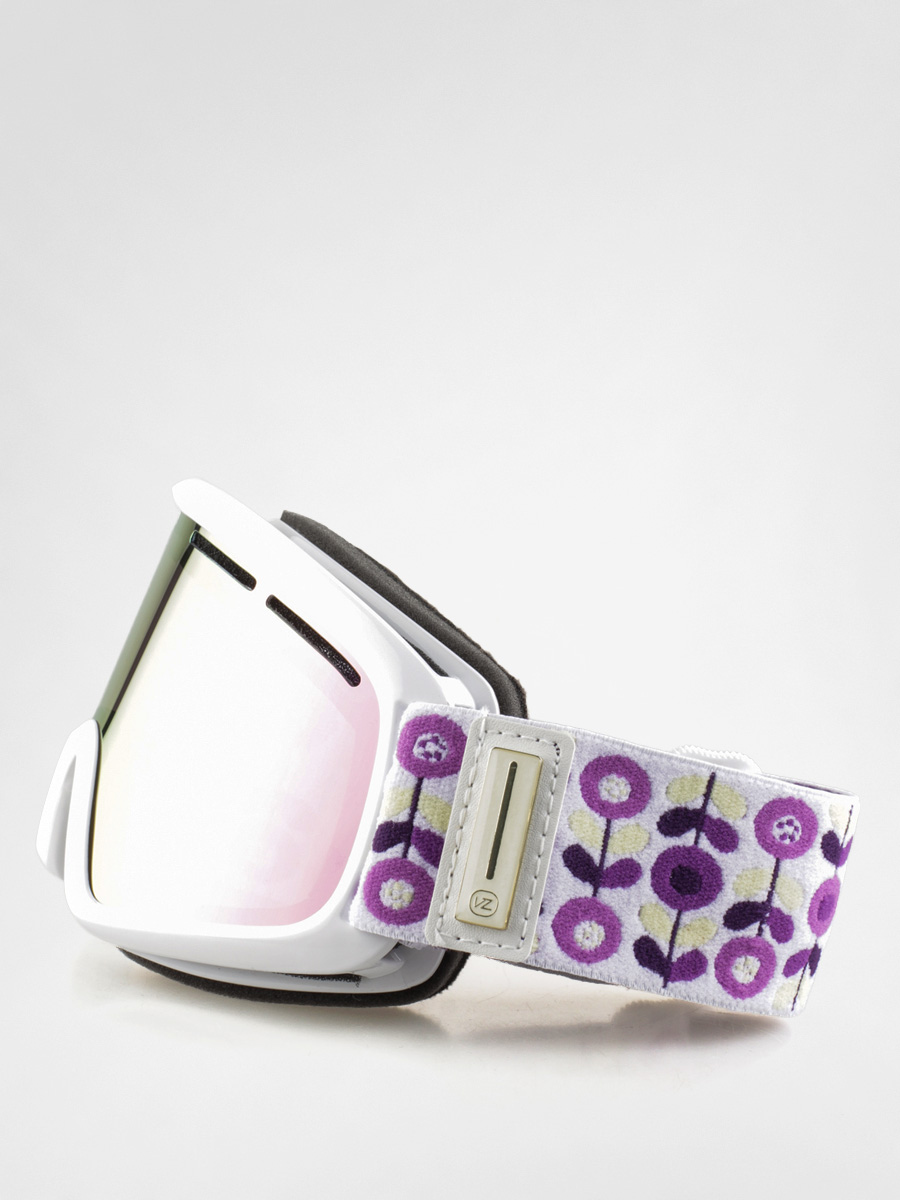 Gogle Von Zipper Trike (white gloss/smoke pink chrome)